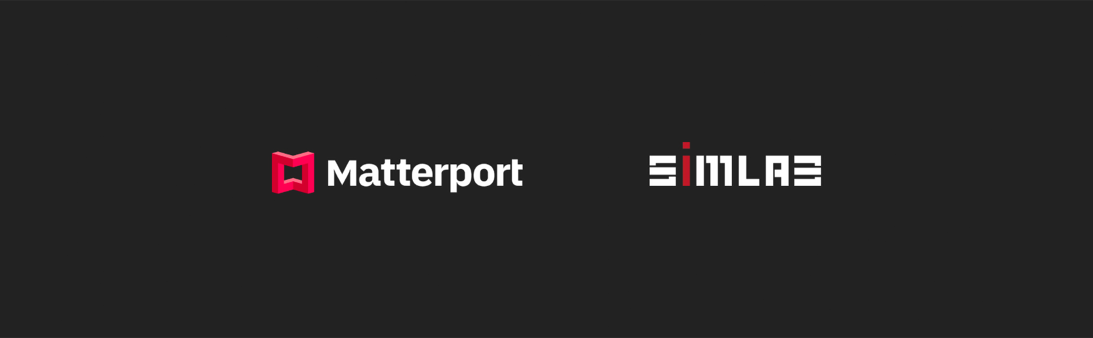 Matterport and Simlab logos