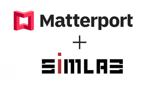 Matterport Plus Simlab Logos